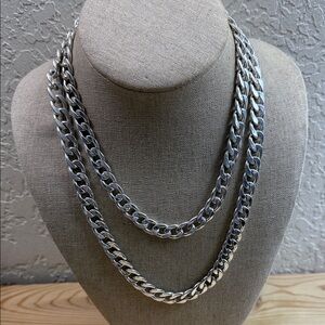 Fashion Jewelry Silver Chain Necklace